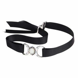 Alchemy Gothic Triple Goddess Black Velvet Band Wiccan Moon Phases Choker
